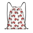 thumbnail image 1 of Bingfone Red Wheeled Tractors Drawstrings Backpacks Bags for Men Women Gym Drawstrings Bag-Small, 1 of 6