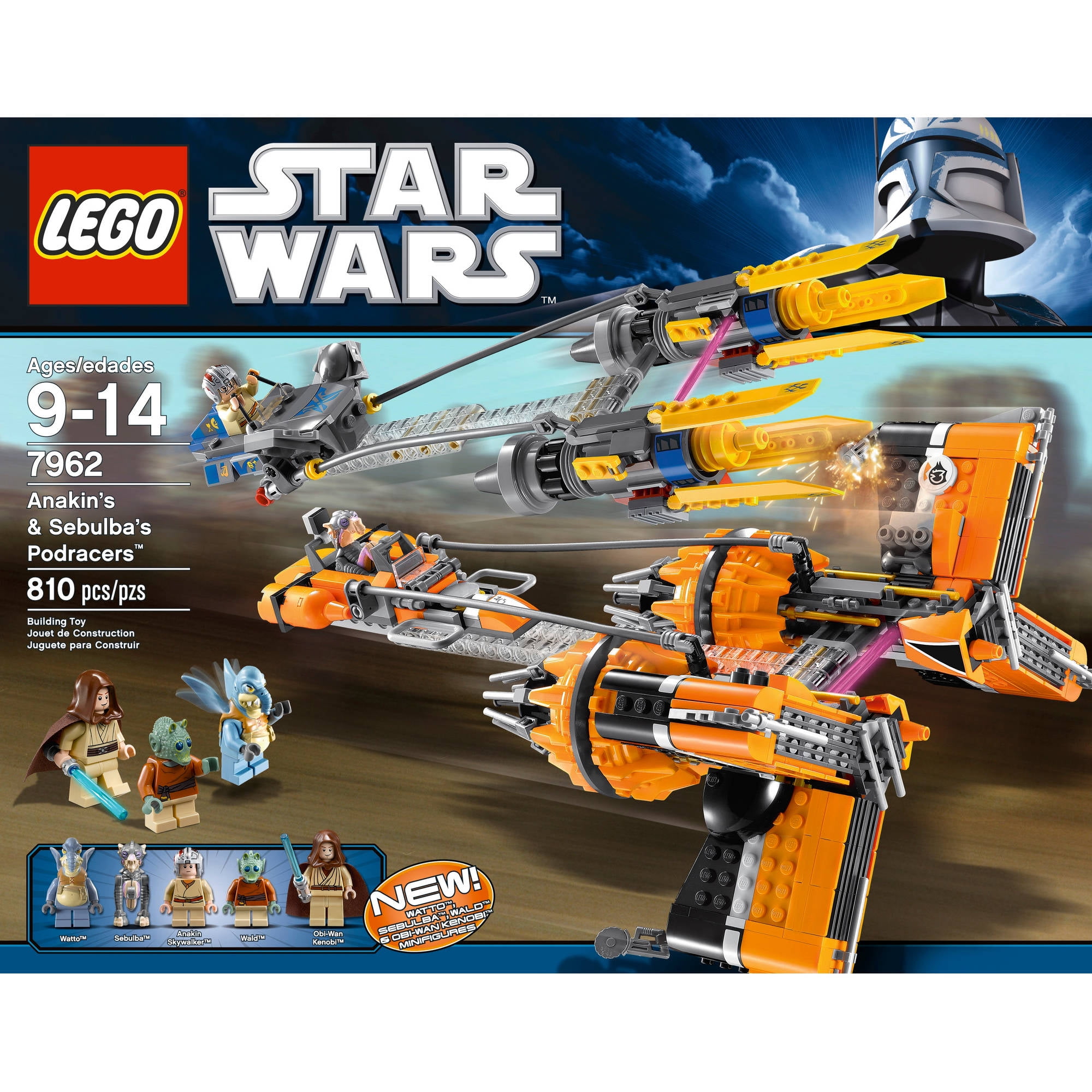 LEGO Star Wars Anakin Skywalker and Sebulba's Podracers for sale online 7962 
