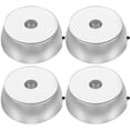 thumbnail image 1 of FRCOLOR 4 Pcs Base d'Affichage LED Cristaux Mode Support Lumineux Coloré Support d'Affichage d'Art en Verre Sans Batterie, 1 of 4