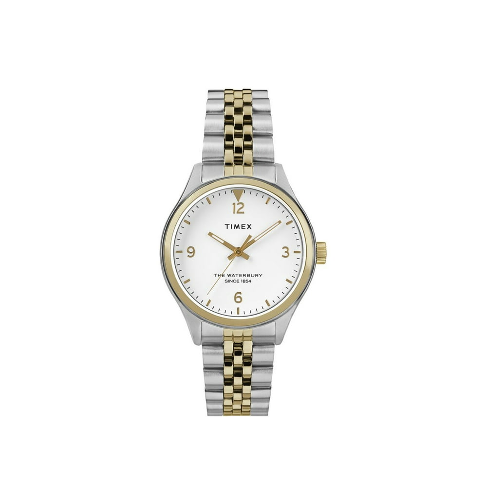 Timex - Timex Waterbury Traditional 34mm Stainless Steel Bracelet Women's Watch - Walmart.com