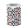 thumbnail image 2 of 5 Rolls Christmas Ribbon 1.5 inch Wide Decorative Ribbon for Gift Wrapping and Holiday Decorations Coral Pattern, 2 of 7