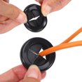 thumbnail image 3 of TEHAUX 42Pcs Rubber Hole Plugs Black Dual Sided Grommets for Wire Protection and Easy Installation, 3 of 6
