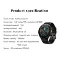 thumbnail image 2 of Reloj Inteligente Con Pantalla Táctil Completa Mt3, Dispositivo Deportivo Resistente Al Agua, Pulsera Inteligente Con Control De Música Noticed EL017346-02, 2 of 5