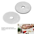 thumbnail image 3 of Cutter Blades, Stainless Steel 10PCS Fabric Paper Cutters Blades  For Tailor's Shop, 3 of 8