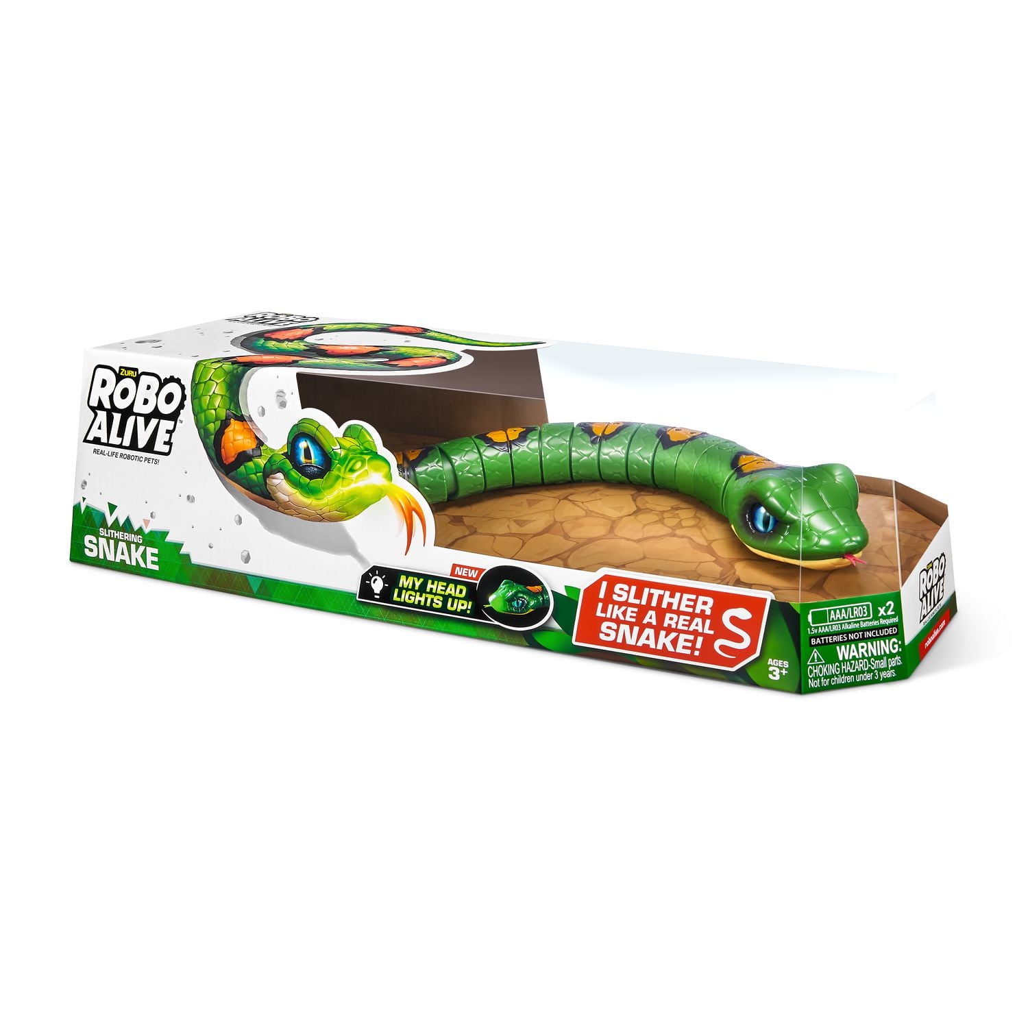 Robo Alive Slithering Snake Robotic Toy