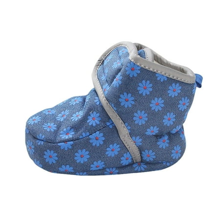 

fvwitlyh Gilrs Boots Suede Baby Shoes Baby Shoes Toddler Boots Soft Bottom Toddler Shoes Plus Velvet Thick Non Slip Large Toddler Girl Boots for Girls