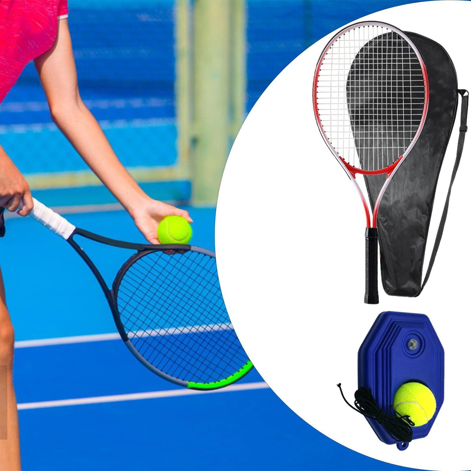 Baoblaze Tennis Racket Parent Child Activities Beginners Tennis Training Ball Adults Red