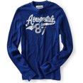 thumbnail image 1 of Aeropostale Mens Weathered Thermal Sweater, Azul, X-Large, 1 of 1
