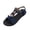 Womens Casual Shoes # Navy, variant on Summer Shoes for Women Open Toe Flat Sandals T-Strap Bohemian Floral Cutout Ring Embellishments Criss Cross Front Elastic Slingback Beach Vacation Resort Wear