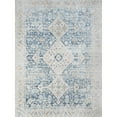 thumbnail image 2 of Navy Polyester - Stain Resistant & Durable - High Traffic Areas & Entryways - Kid & Pet Friendly Area Rug, 2 of 2