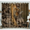 thumbnail image 1 of Cortina opaca ABPHQTO Tiger In The Nature Habitat 130x210 cm Dos piezas, 1 of 1