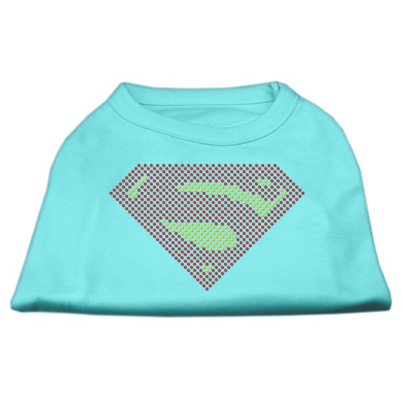 Pet Dog Cat Shirt Rhinestone, "Super"