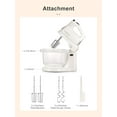 thumbnail image 4 of 2 in 1 Hand Mixers Kitchen Electric Stand mixer with bowl 3 Quart, electric mixer handheld for Everyday Use, Dough Hooks & Mixer Beaters for Frosting, Meringues & More, 4 of 9