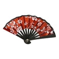 thumbnail image 2 of Exquisite Handmade Fan Traditional Japanese Artwork For Decoration Gifting & Functional Use, 2 of 3