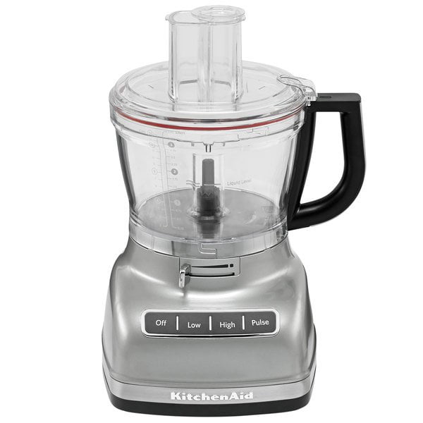KitchenAid 14-Cup Food Processor with Commercial-Style Dicing Kit for sale online Contour Silver KFP1466CU