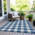 thumbnail image 6 of Addison Rugs Chantille Indoor/Outdoor Transitional Plaid Navy Washable Rectangle Rug, 2'6" x 3'10", 6 of 6