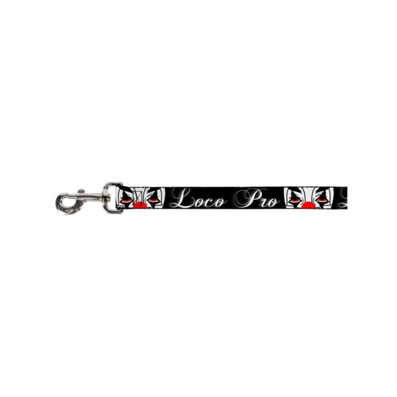 Loco Pro Scary Clown on Black Fun Animal Pet Dog Cat Leash