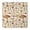 Colorful Mushroom Botanical, variant on Colorful Mushroom Botanical Beige Pattern Square Fitted Tablecloth with Elastic Edge,Square Table Cover,Washable Elastic Table Cover for Home Kitchen Party Decor 34"x34"