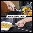 thumbnail image 4 of Pinza para platos con pinza anti-escaldaduras, pinza para ollas y sartenes, pinza para platos calientes, pinzas para recuperar cuencos, suministros de cocina, 4 of 7