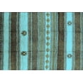 thumbnail image 1 of Ahgly Company Indoor Rectangle Southwestern Light Blue Country Area Rugs, 8' x 12', 1 of 4