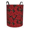 thumbnail image 2 of Balery Rose Flowers Round Laundry Basket with Handles Waterproof Freestanding Laundry Hamper for Clothes Toys in the Dorm and Family-Medium, 2 of 8