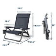 thumbnail image 4 of Silla de playa YETI Hondo reclinable, transpirable, UV 350 kg, azul marino, 4 of 9