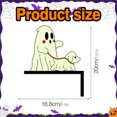 thumbnail image 2 of Mom's Best Pegatinas de Halloween con fantasmas que brillan en la oscuridad para la puerta, decoración llamativa, 2 of 3