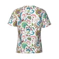 thumbnail image 6 of Vsdgher Fairy Flower Print Men's Dry Fit Mesh Athletic Shirts Moisture Wicking Tennis T-Shirt Tops, 6 of 9