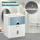 thumbnail image 5 of Caja de pañuelos impermeable de doble capa montada en la pared (azul), 5 of 5