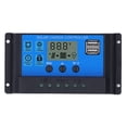thumbnail image 1 of Solar Power Controller 12V 24V Solar  Controller Dual USB Output PWM Charging Control Regulator With LCD Digital Display Hardware, 1 of 8