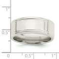 thumbnail image 4 of 925 Sterling Silver 8mm Polished Fancy Band Ring Size 10.5, 4 of 7
