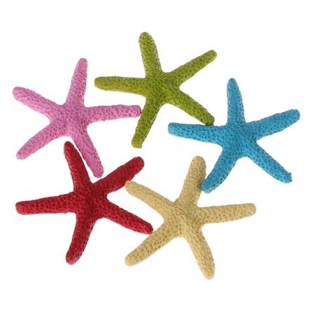 5 Pcs Artificial Starfish Fake Seastars Coral Ornaments Aquarium Decorations Simulation Adornment for Fish for