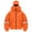 Orange, variant on Towmus Balaclava Hoodie Zipper Double Hooded Jacket Ugly Gnome Print Long Sleeve Christmas Graphic Hoodies Sweatshirt Holiday Tops, Unisex