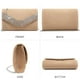 thumbnail image 3 of Bolso de noche Dasein para mujer, formal, fiesta, boda, camel, 3 of 5
