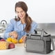 thumbnail image 2 of Bolsa térmica aislante de gran capacidad para picnic, ideal para alimentos y bebidas. Bolsa portátil para llevar el almuerzo al aire libre, para compras y para la playa., 2 of 5