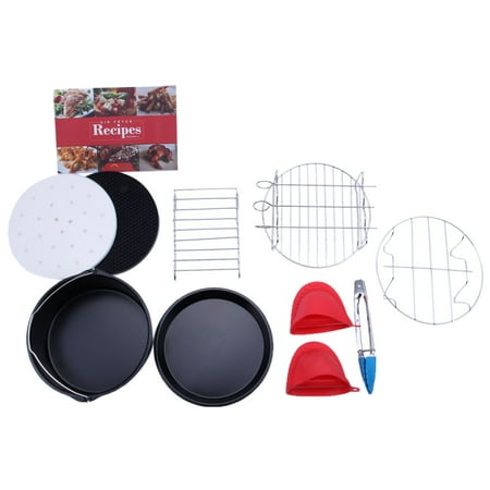 

Xigeapg Air Fryer Accessories Set of 10 pcs Fit all Standard Air Fryer 3.7QT- 5.3QT- 5.8QT 7 Inch