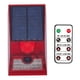 thumbnail image 2 of Luz de alarma solar estroboscópica con detector de movimiento y control remoto de 129 dB rojo, 2 of 9