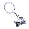 thumbnail image 4 of Clispeed Motorcycle Keychain Decoration Metal Keyring Silver Modern Design 1Pack for, 4 of 8