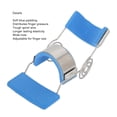 thumbnail image 3 of Finger Correcting Fixation Splint, Rehabilitation Exercise Universal Size Finger Extension Splint Training Device Blue Soft Pad  for Finger Cramp, 3 of 7