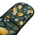 thumbnail image 4 of Yayeee Double Oven Mitt Kitchen Heat Resistant Baking 35" x7" Quilted Glove, Floral Lemons, 4 of 6
