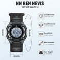 thumbnail image 4 of Men's Digital Sports Watch with Electronic Movement & Nylon Strap - Perfect Gift for Man Birthday Gifts, 4 of 8