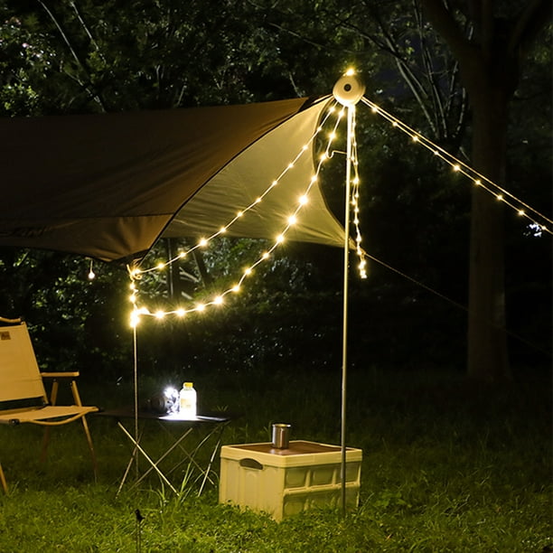 Coiry Lampe de Camping LED 100LM 1500mAh, guirlande lumineuse de Type C,  Rechargeable IP67, étanche 
