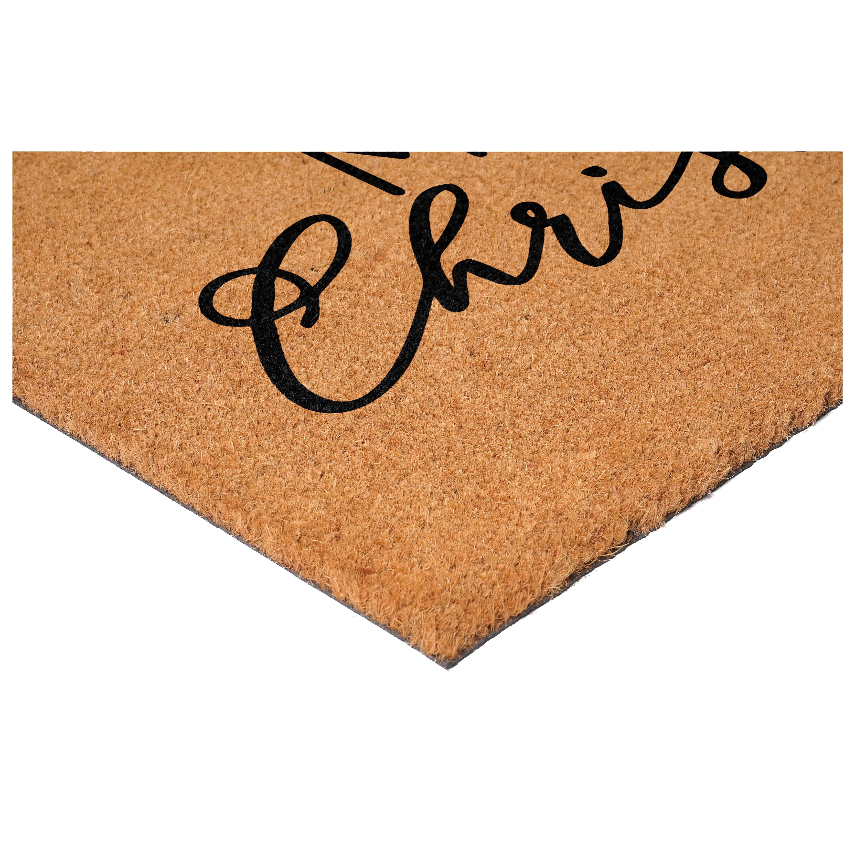 Modern Merry Christmas Doormat,36"x72"