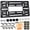 License Plate Bracket, variant on Universal Front License Plate Bumper Mount Kit, Black Aluminum Car Tag Holder Adapter with Anti-Theft Lock Screw Caps, Fits US Cars, Trailers and Trucks