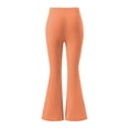thumbnail image 6 of Women High Rise Flare Sweatpants Wide Leg Baggy Fitness Pants with Pockets Stretch Flattering Casual Loungewear, 6 of 7