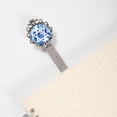 thumbnail image 2 of Flag of Israel Elegant Vintage Silver Lace-Edged Bookmark - Gift for Readers and Book Lovers - Book Accessories, 2 of 5