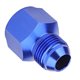 thumbnail image 3 of Adaptador reductor recto universal de 6 ángulos AN10 a 6 ángulos AN8 de aluminio azul para automoción, 3 of 11