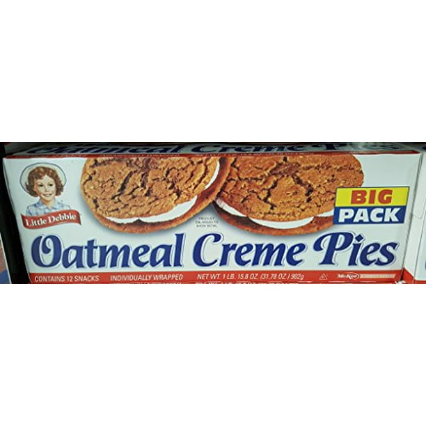 Little Debbie Big Packs 2 Boxes of Snack Cakes & Pastries (Oatmeal Creme Pies)
