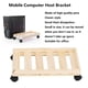 thumbnail image 4 of Soporte de host de escritorio para una mejor refrigeración, perfecto para uso en el hogar y la oficina, ideal para computadoras móviles Soporte de CPU de madera, 4 of 8