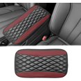 thumbnail image 1 of LAICAIW Car Center Console Cover, Universal Leather Waterproof Armrest Seat Box Cover Protector, Comfortable Car Decor Accessories Fit for Most Cars, Vehicles, SUVs-Wine Red, 1 of 7